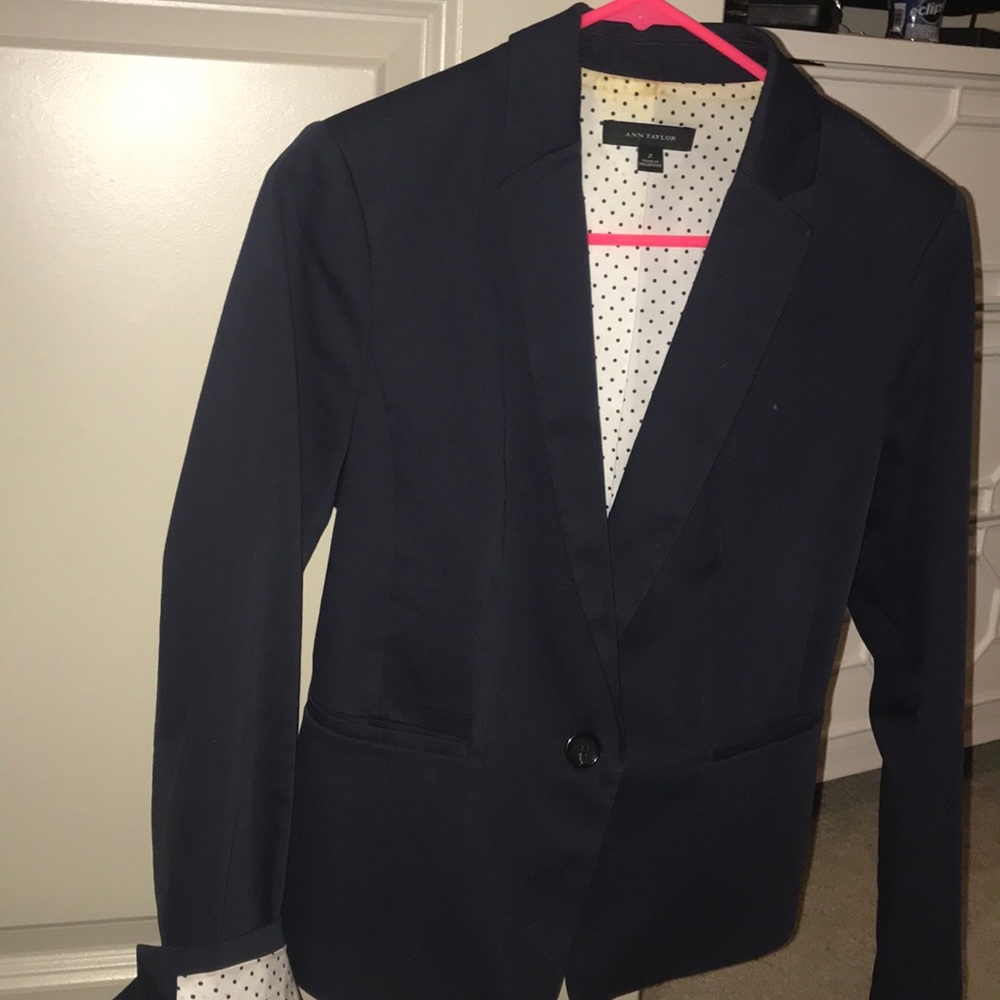 Ann Taylor Navy Blazer